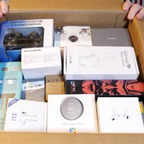 Amazon Overstock Electronics Holiday Mystery 10 Items Boxes. Same Day Shipping. - Picture 5 of 12